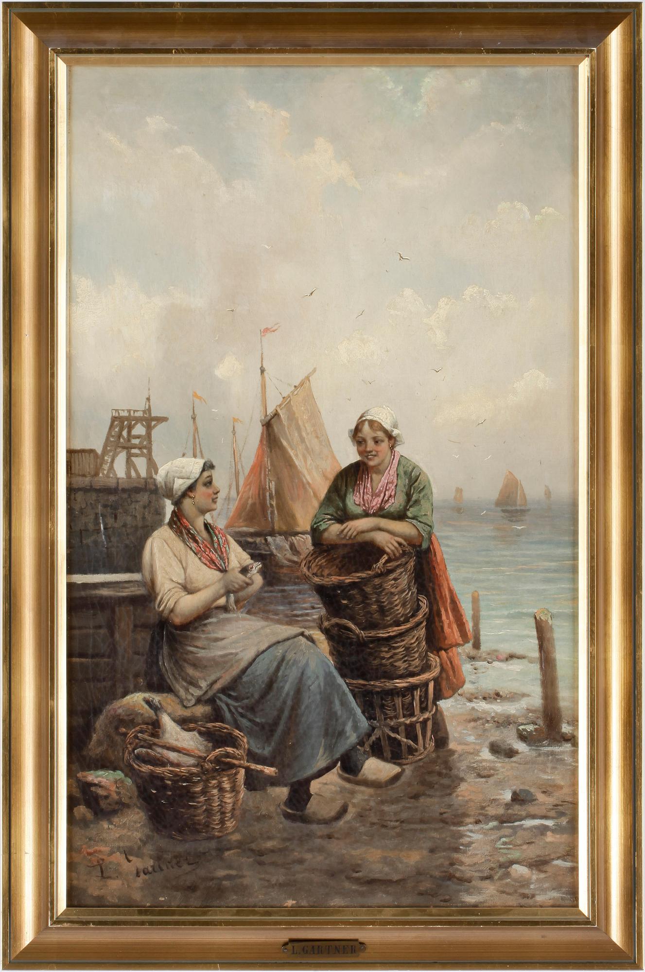 LOUIS GARTNER, olja på duk, sign.