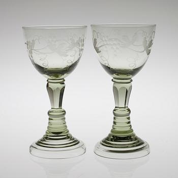 DRICKSGLAS, 12 st, 1900-talets mitt.
