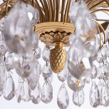 Chandelier, Gustavian style, early 20th century.