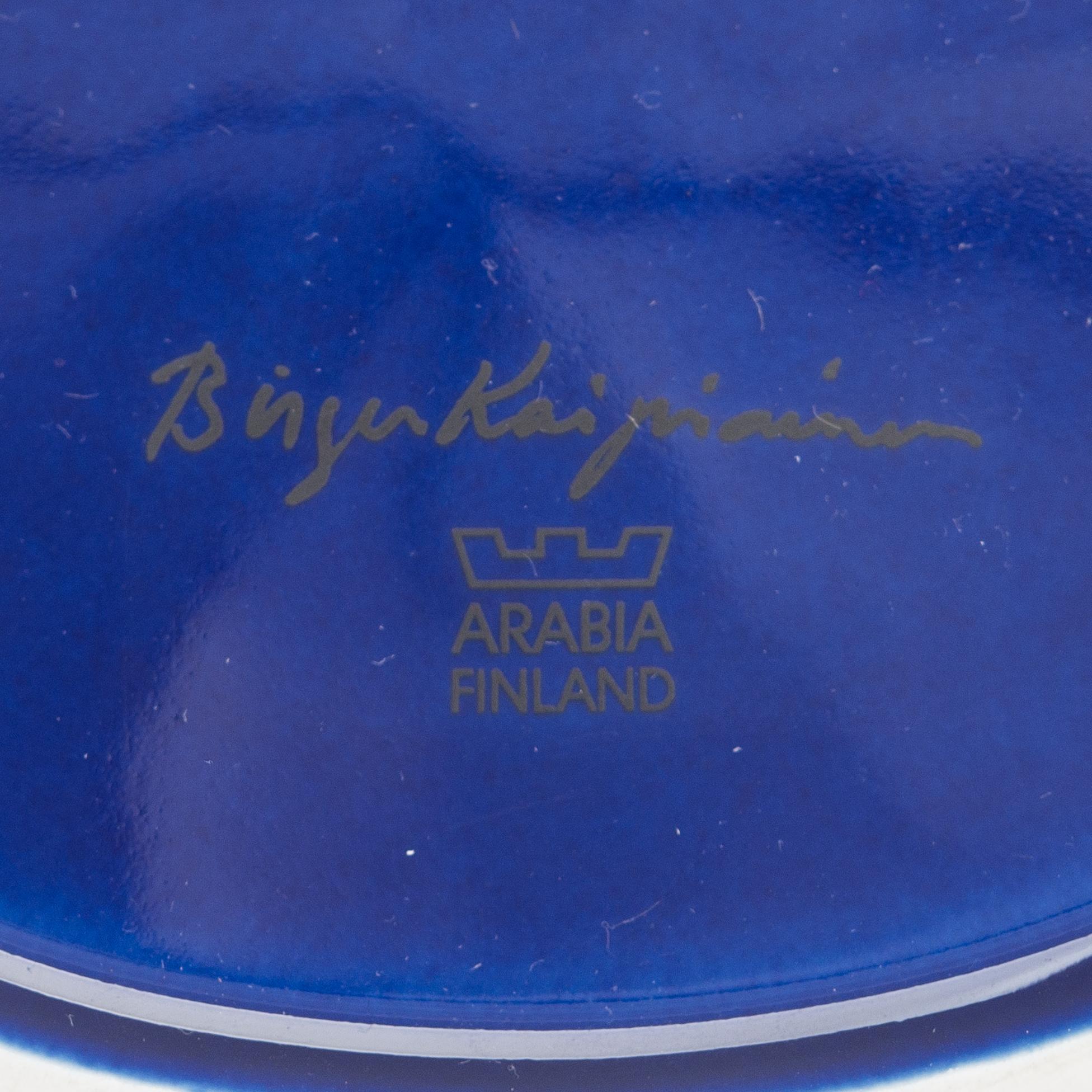 Birger Kaipiainen,  a ceramic dish signed Birger Kaipiainen, Arabia, Finland.