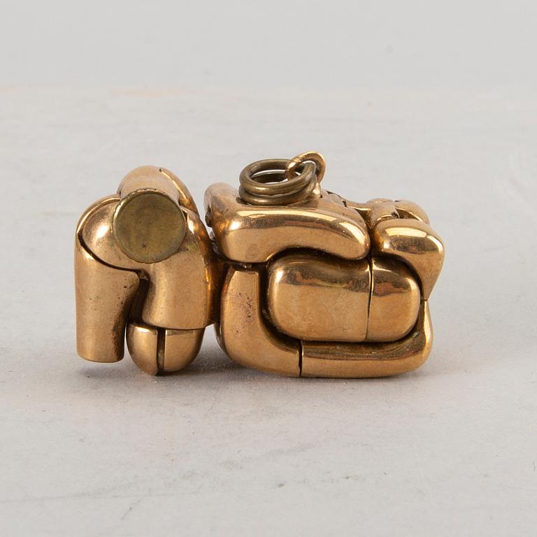 MIGUEL ORTIZ BERROCAL, a bronze pendant/sculpture.