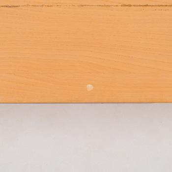 Alvar Aalto, a 1960s coffee table model MX800B, altered, for Artek.