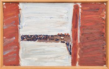 NILS-GÖRAN BRUNNER, olja på uppfodrad duk, signerad.