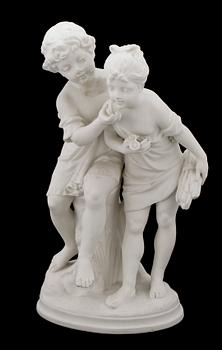 FIGURIN, parian, Gustavsberg dat 1919.