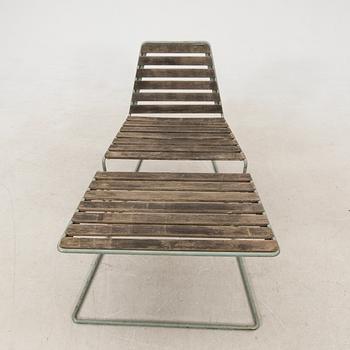 Lars Eriksson och Jonas Ek trädgårdsstol med pall Grythyttan 2000-tal.