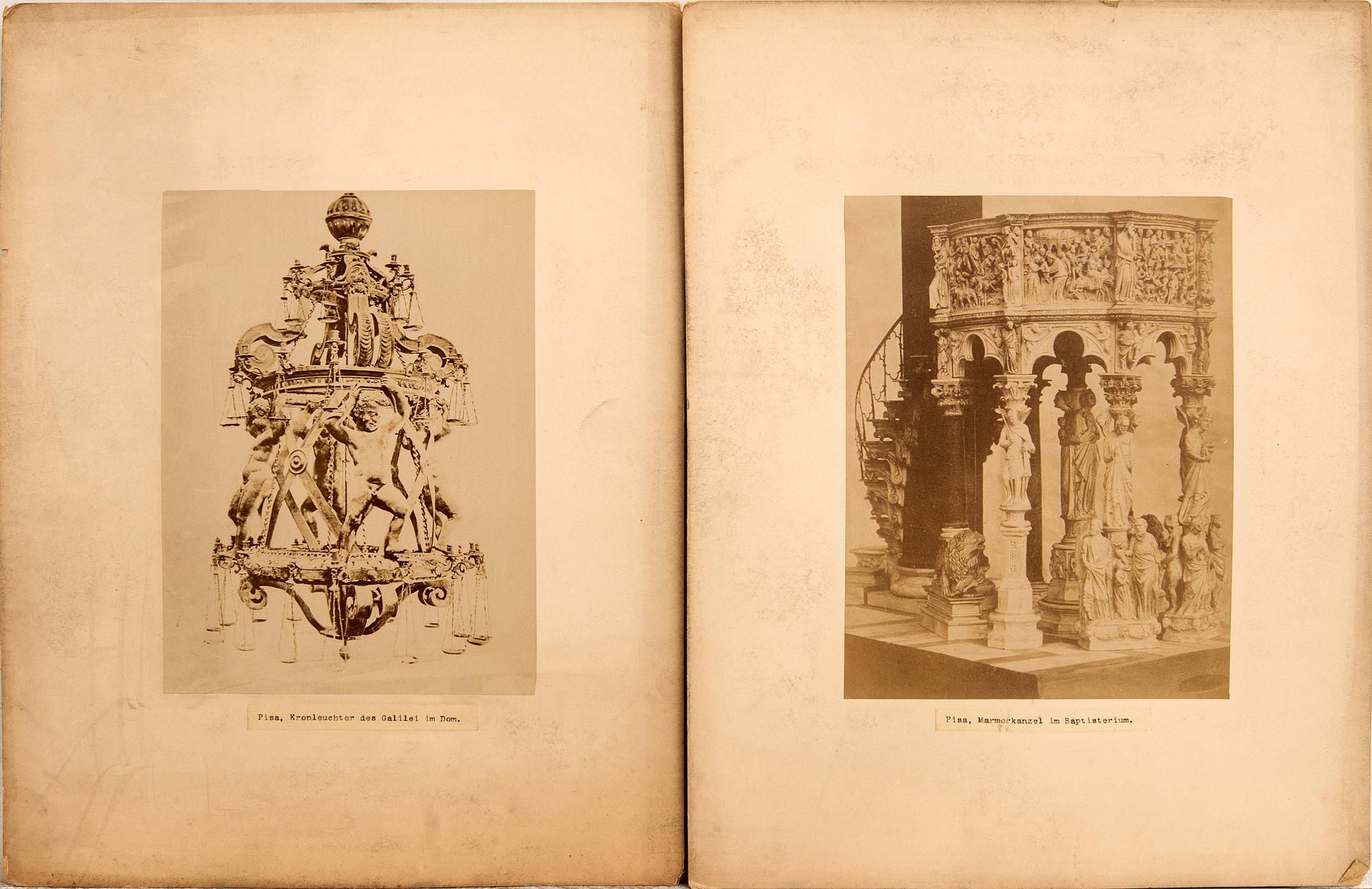 Fotografer 14 st sent 1800-tal Italien.