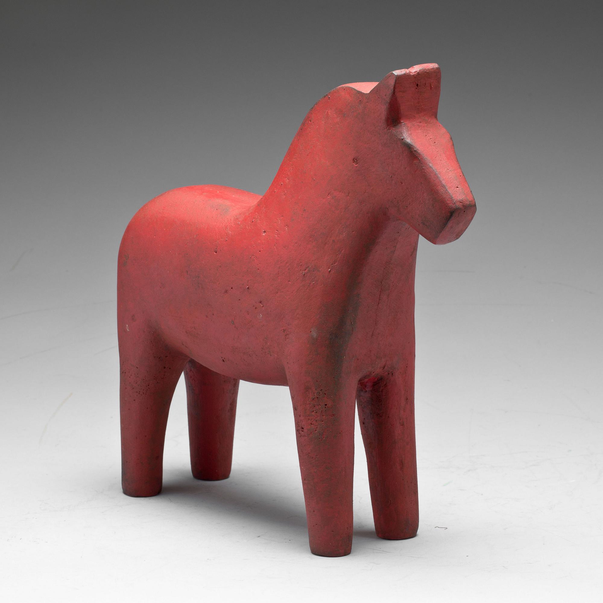 SKULPTUR, dalahäst, gjutjärn, 1900/2000-tal.