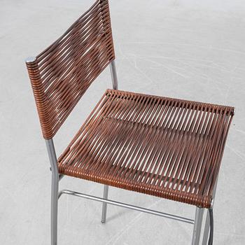 Tito Agnoli, bar stool, for Pierantonio Bonacina, Italy, late 20th century.