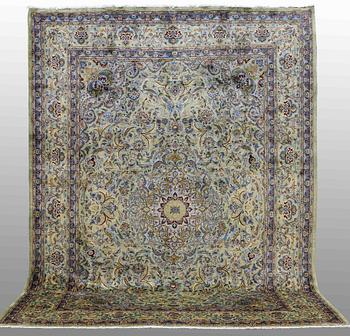 A carpet from Kashmar, around 408 x 300 cm.