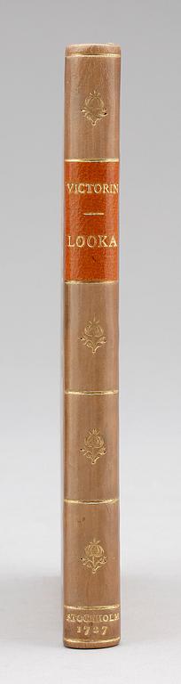 BOK, "En kort berättelse...Looka Hälso-Brunn.." av Eric Victorin, Stockholm 1727.