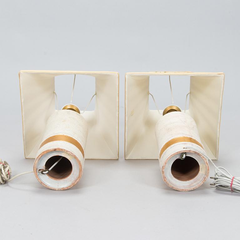 A pair of 1960/1970 table lamps for Bitossi.