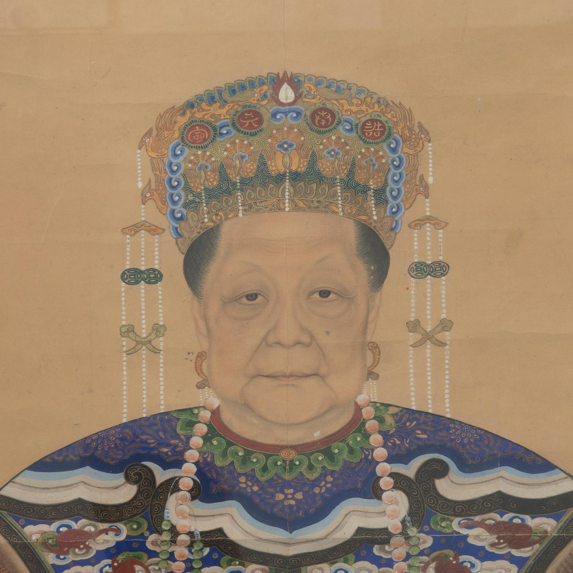 Ancestor portrait, China, 18th/19th century.