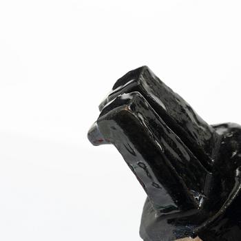 Lisa Larson, a stoneware figurine, 'Samhällsbedatten', Gustavsberg, Sweden.