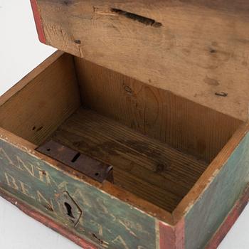 A provincial collection box, 18th/19th century.