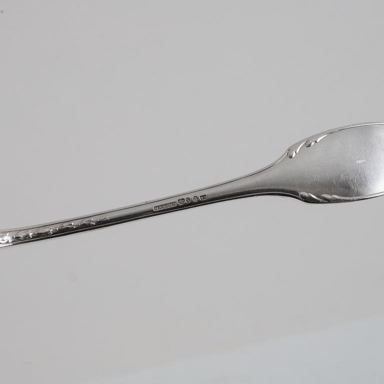 A Swedish Silver Cutlery, mark of W.A. Bolin,  Stockholm (197 pieces).