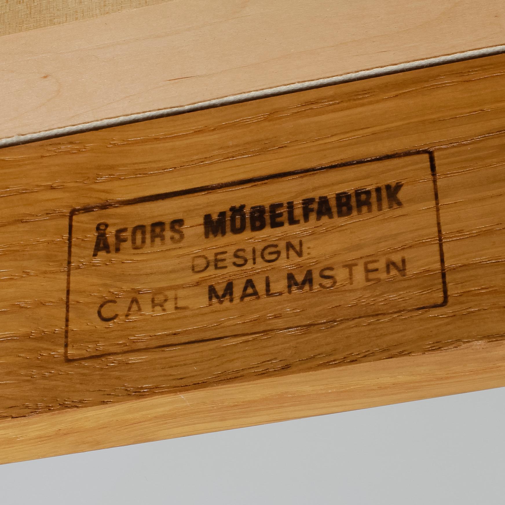 MATGRUPP, 5 delar, "Calmare Nyckel", Carl Malmsten Åfors möbelfabrik.