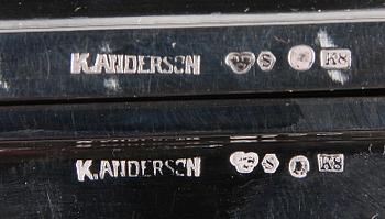 SKRIN, silver, K Andersson Stockholm 1936. Tot vikt ca 2100 gram.