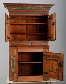 SKÄNKSKÅP. Allmoge, 1700-tal. Märkt Anno 1770.