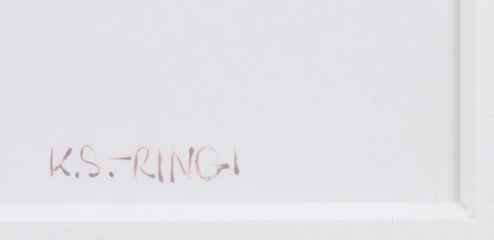 KJELL RINGI, litografi, sign o nr 83/150.