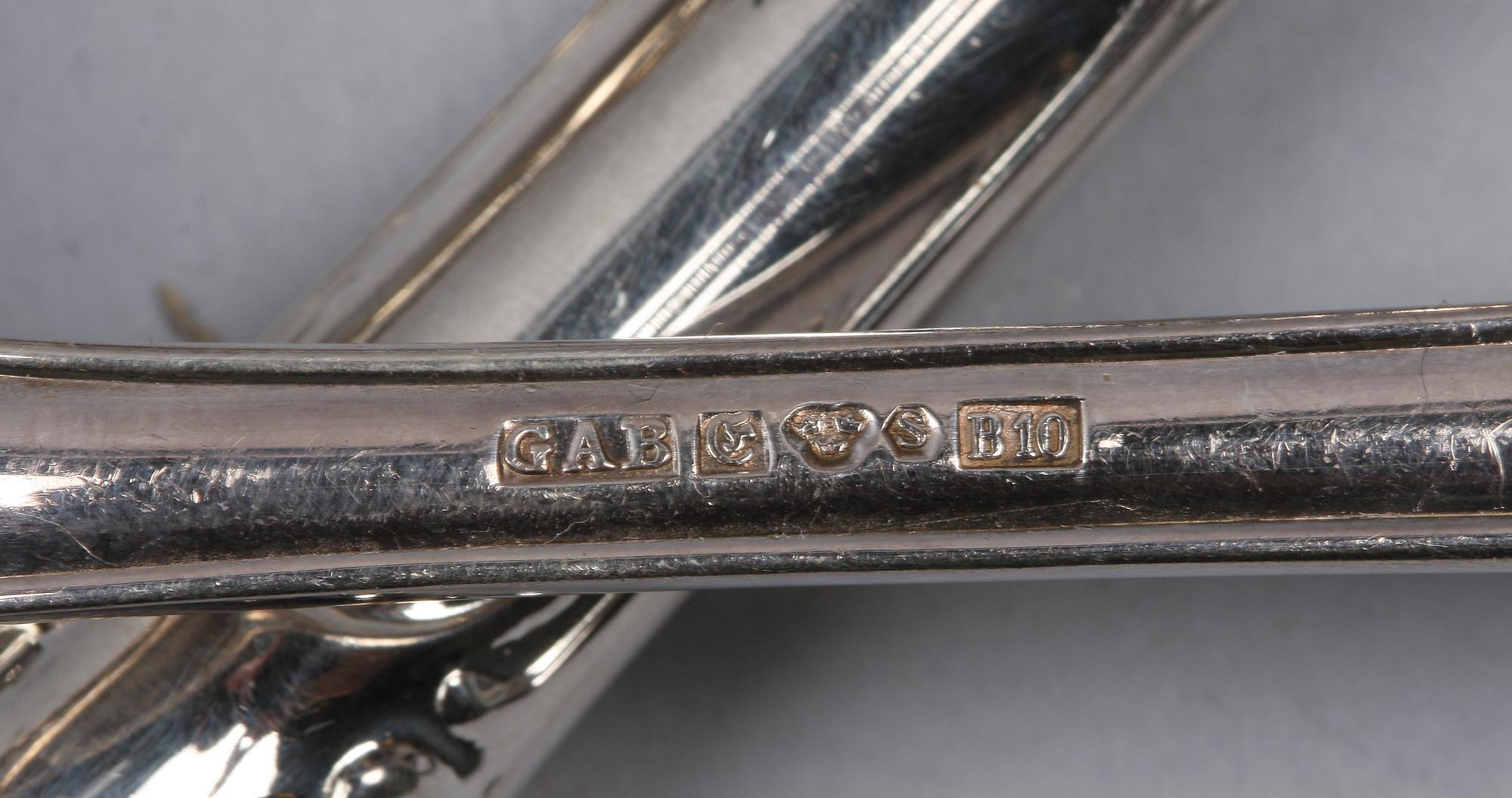 BESTICKSERVIS, 81 delar, silver, GAB, 1970-tal.