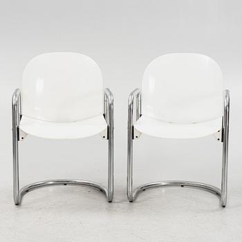 Afra & Tobia Scarpa, eight 'Dialogo' armchairs from B&B Italia.