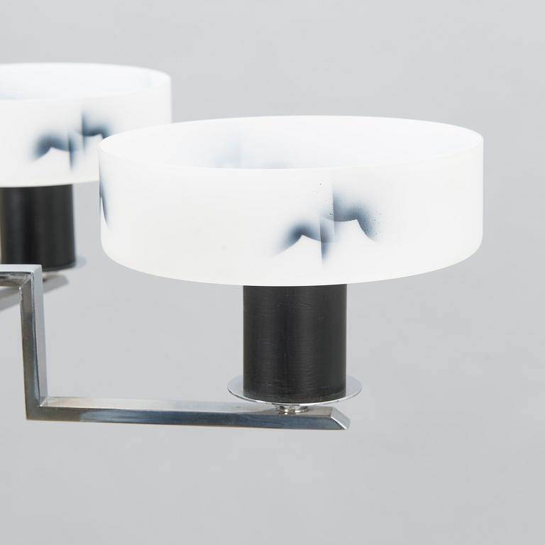 An art déco style  ceiling light from the first half of the 20th Century.