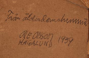 Olle Olsson-Hagalund, "Från ålderdomshemmet".