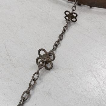 Hanging lamp, probably 1920's.