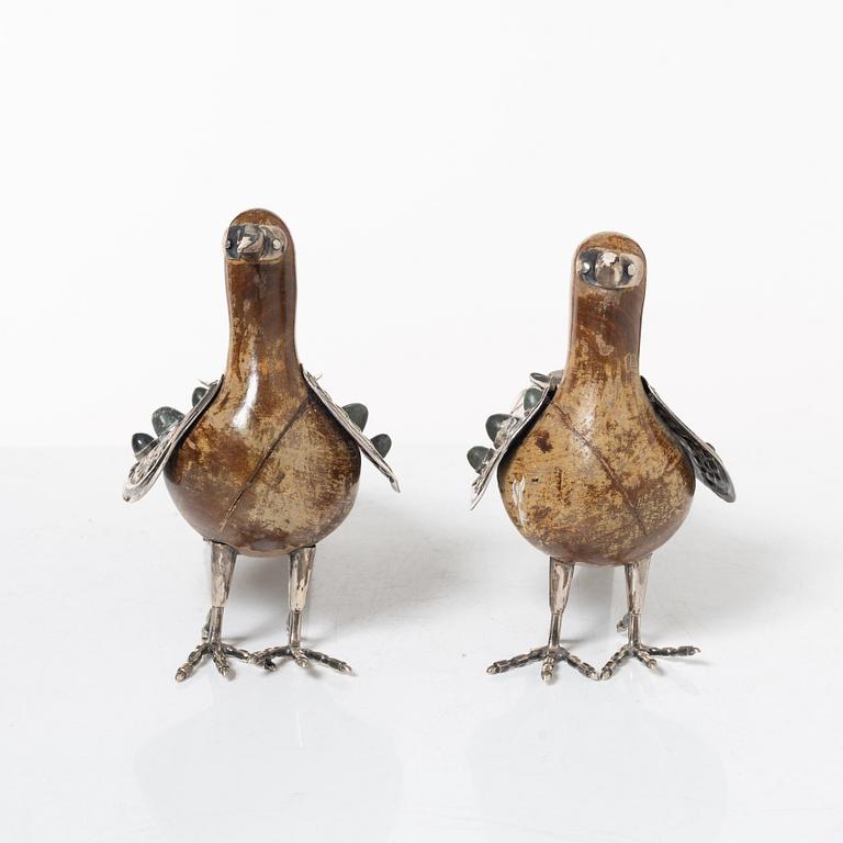 A pair of candlesticks, 20th century.