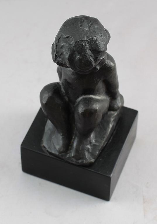 CARL EINAR BORGSTRÖM, tillskriven, skulptur, brons, stämpelsignerad.