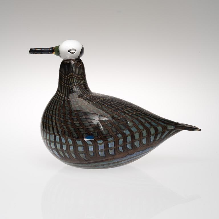 OIVA TOIKKA, FÅGEL, glas, signerad Oiva Toikka Nuutajärvi Notsjö, numrerad 946/1000.
