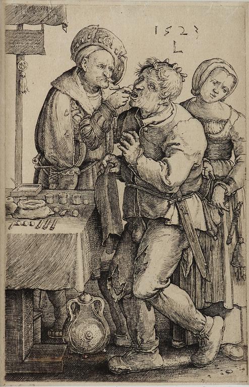 Lucas van Leyden, The dentist.