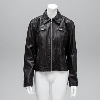 Polo Ralph Lauren, a buffalo leather jacket, size 14.