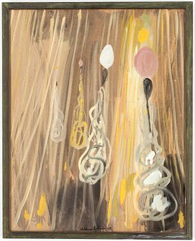 WALDEMAR SJÖLANDER, gouache, signerad och daterad 1955.