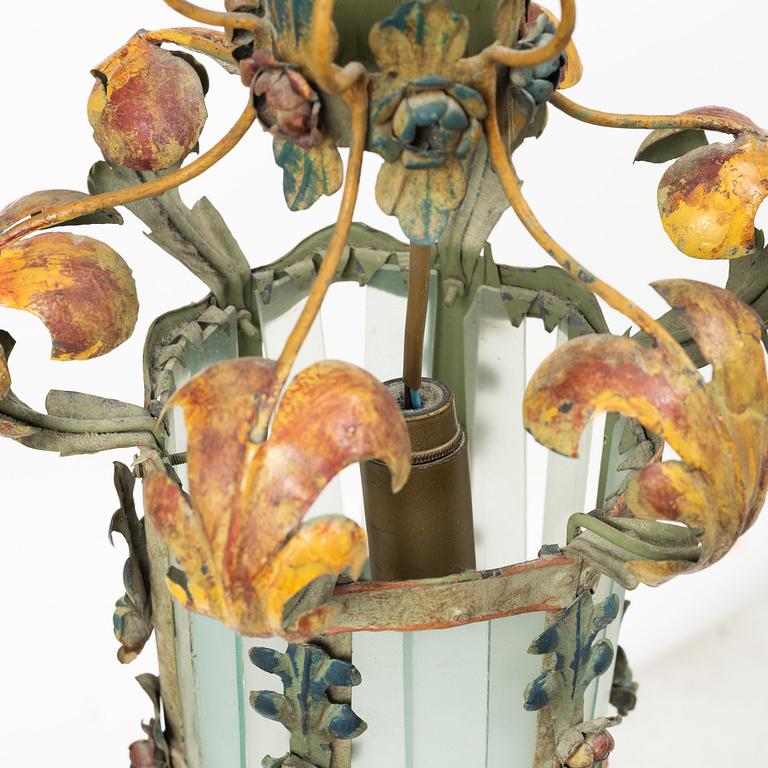 A pair of window lanterns, likely Italy, second half of the 20th century.
