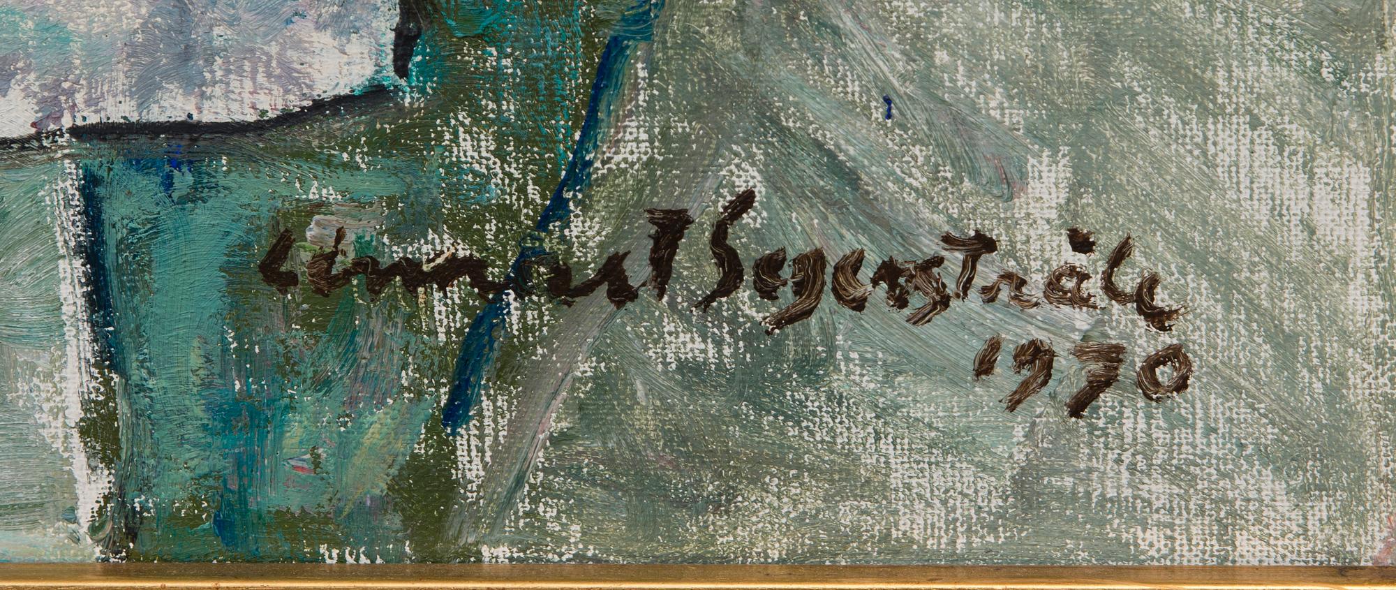 LENNART SEGERSTRÅLE, TYTTÖ IKKUNASSA.