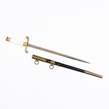 A Russian naval officer's dagger with Order of St Anne, model 1855.