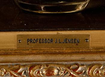 Johan Laurentz Jensen, Still life with summer flowers in a glass vase.