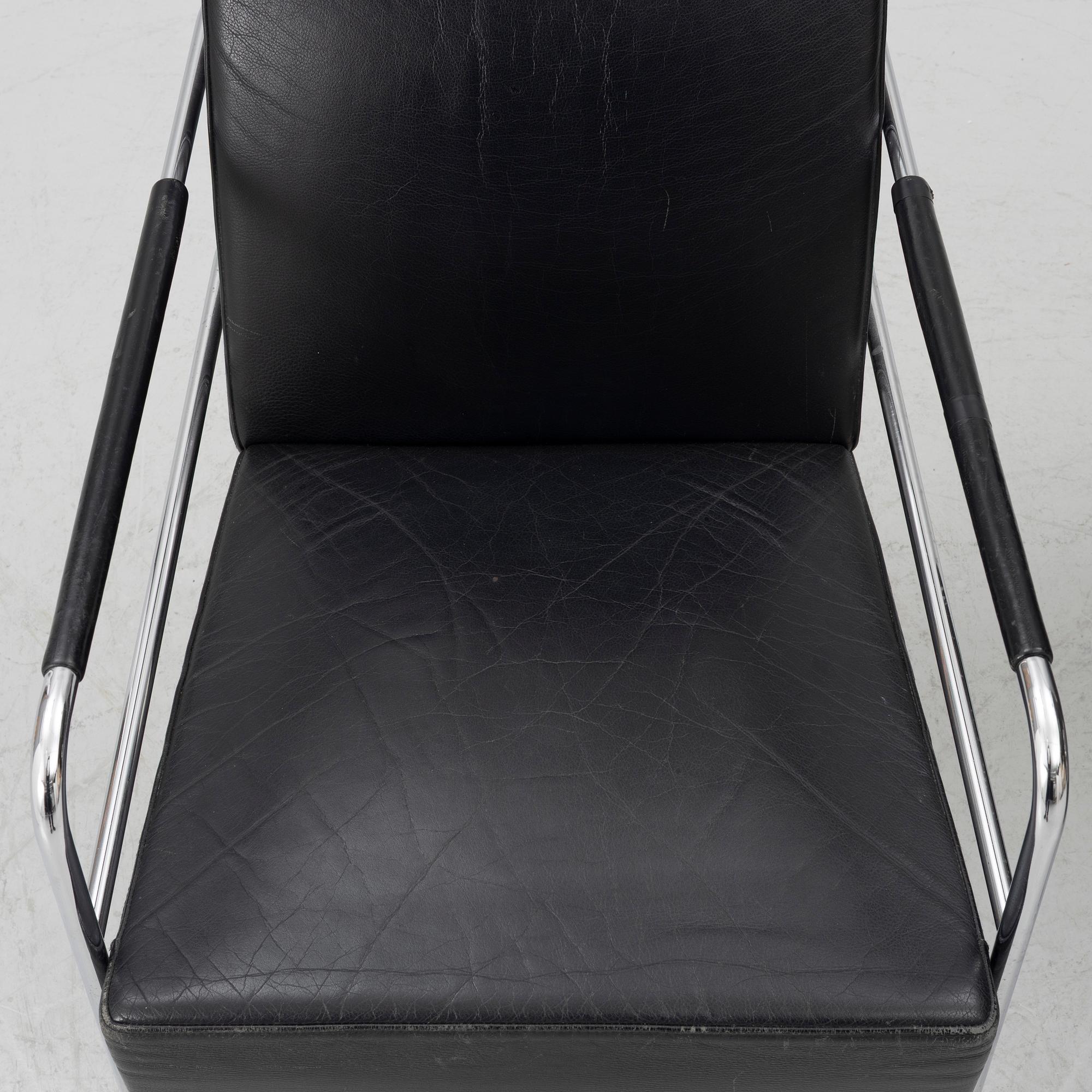 Gunilla Allard, a pair of 'Cinema' armchairs, Lammhults, Sweden.