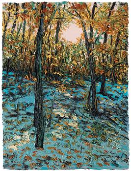 431. Robert Terry, "Fall trees, snow".