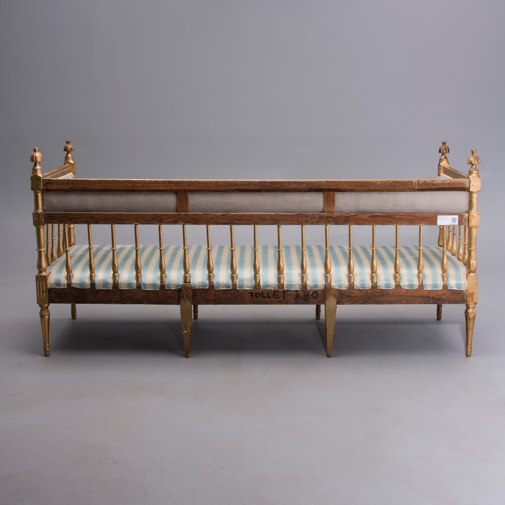 SOFFA, gustaviansk 1700-talets slut.