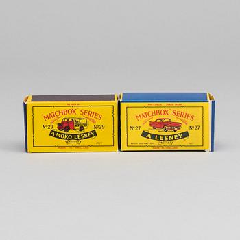 LESNEY MATCHBOX SERIES, 2 pcs.