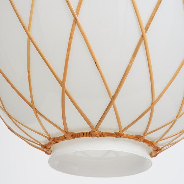 Harald Notini, taklampa, modell 11555, Arvid Böhlmarks Lampfabrik, Stockholm, 1940-tal.