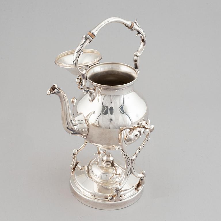 A rococo-style silver plated coffee- and tea service, Birmingham Silver Co, USA, 20th century. (7 pieces).