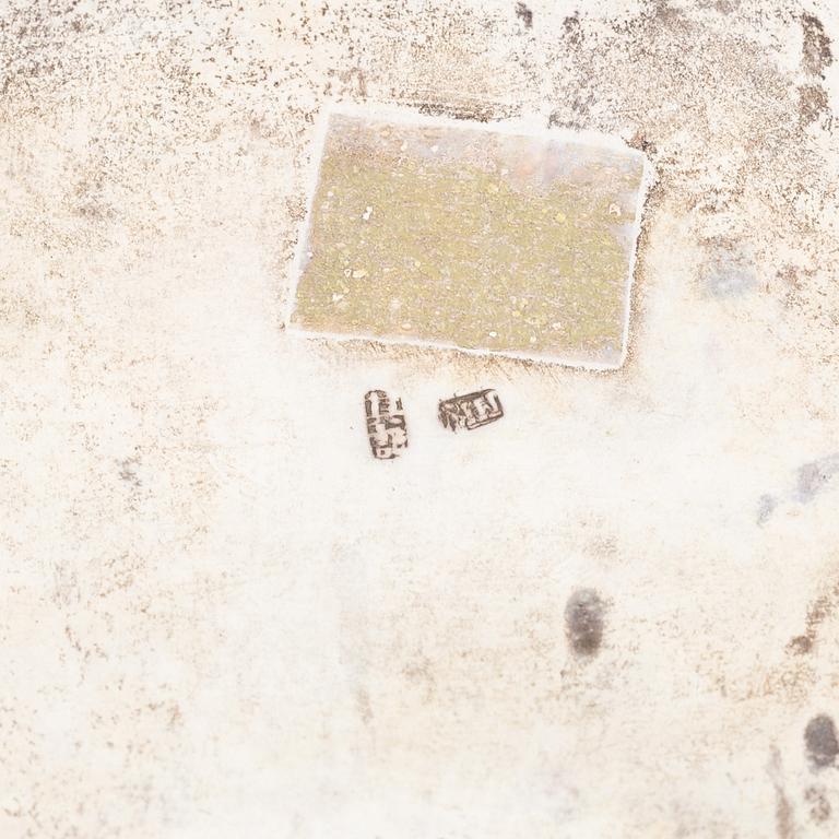 Ask med lock samt saltkar, silver, Kina, 1900-talets första hälft.