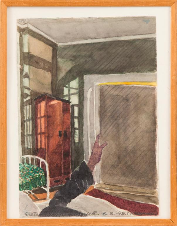 Greta Hällfors-Sipilä, Sisäkuva.