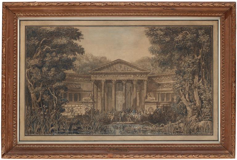 Louis Jean Desprez Attributed to, "Dianae Sacrum".