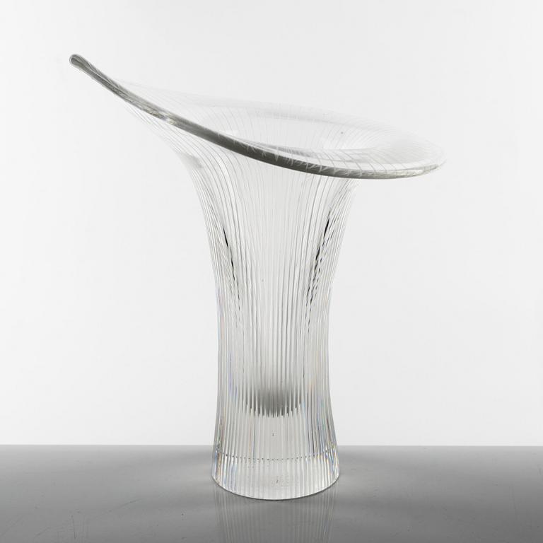 Tapio Wirkkala, a 'Chanterelle' glass vase, Iittala, Finland.