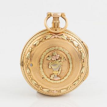 Chevalier a Geneve, pocket watch, 18th century, 41 mm.