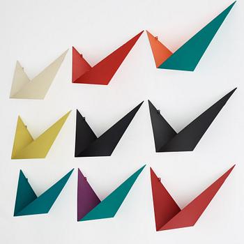POUL CADOVIUS, "Butterfly" a set of 9 shelves, Danmark 1950-60's.